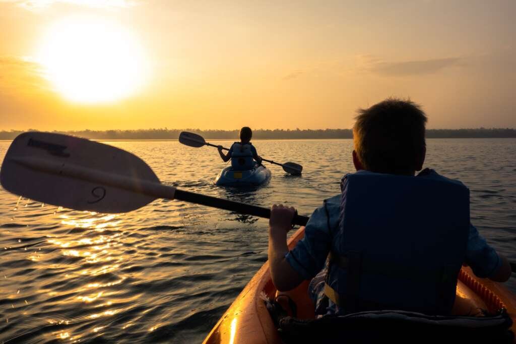 Kayaking in Bacalar